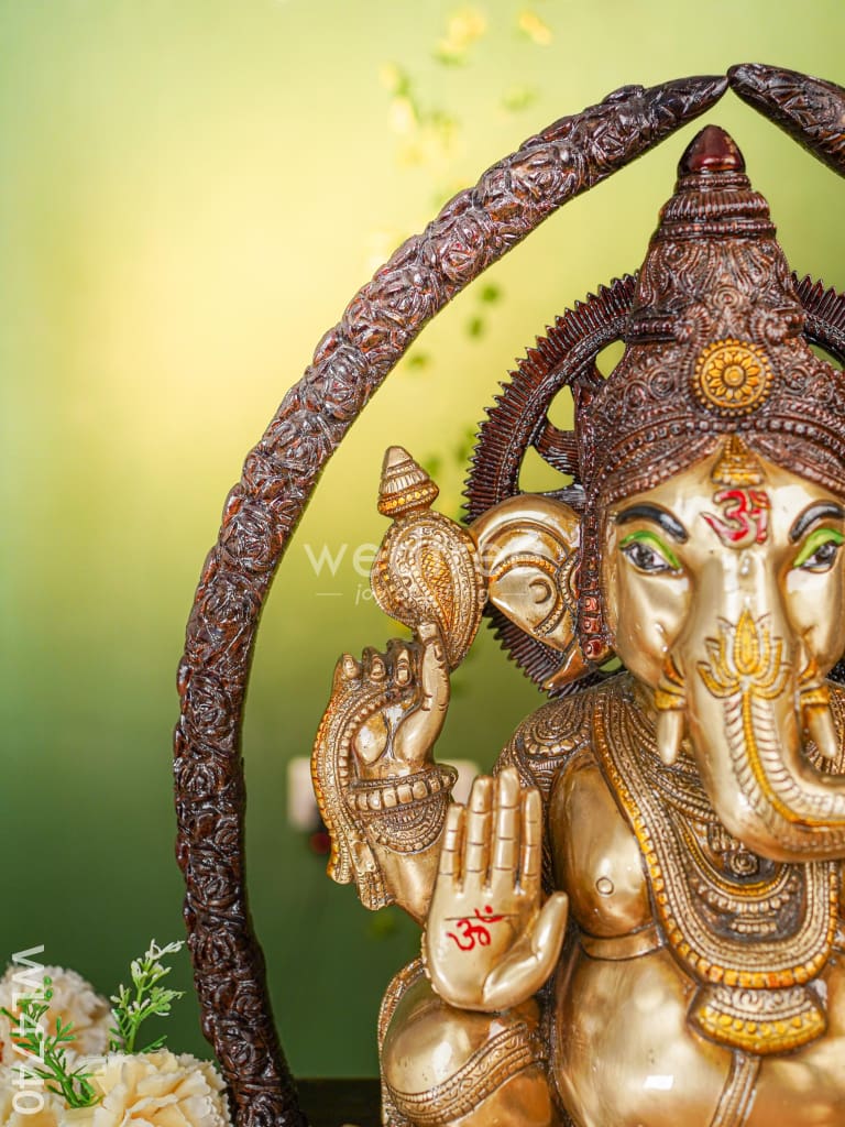 Brass Ganesha Idol - 21 inch - WL4740