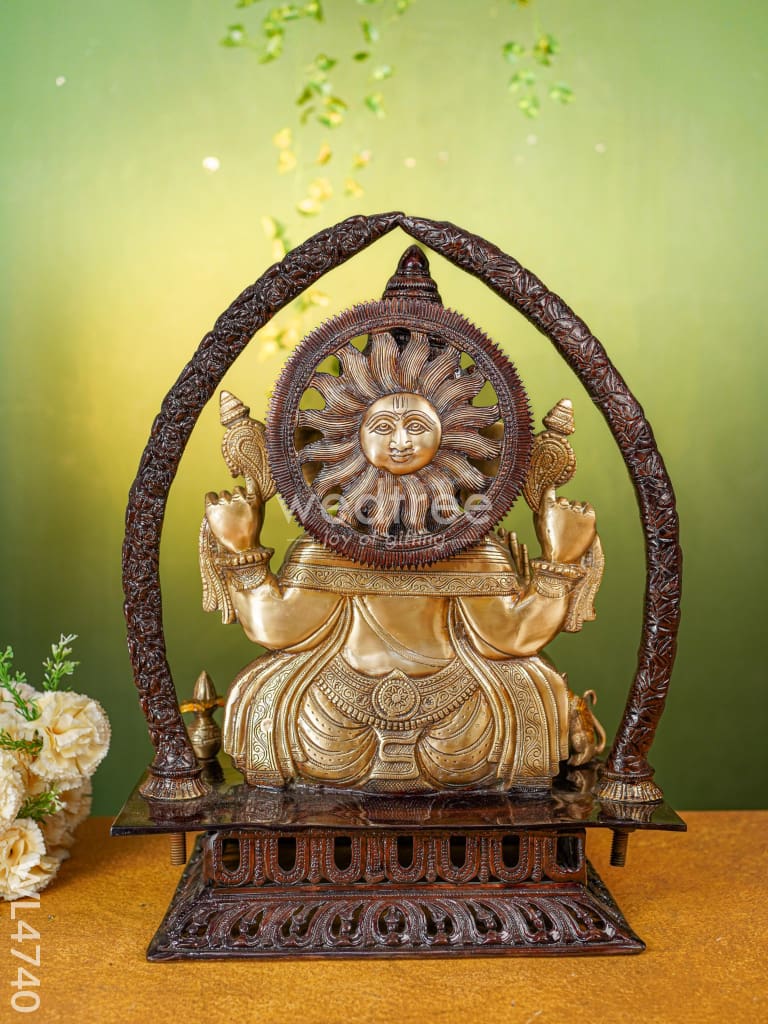 Brass Ganesha Idol - 21 inch - WL4740