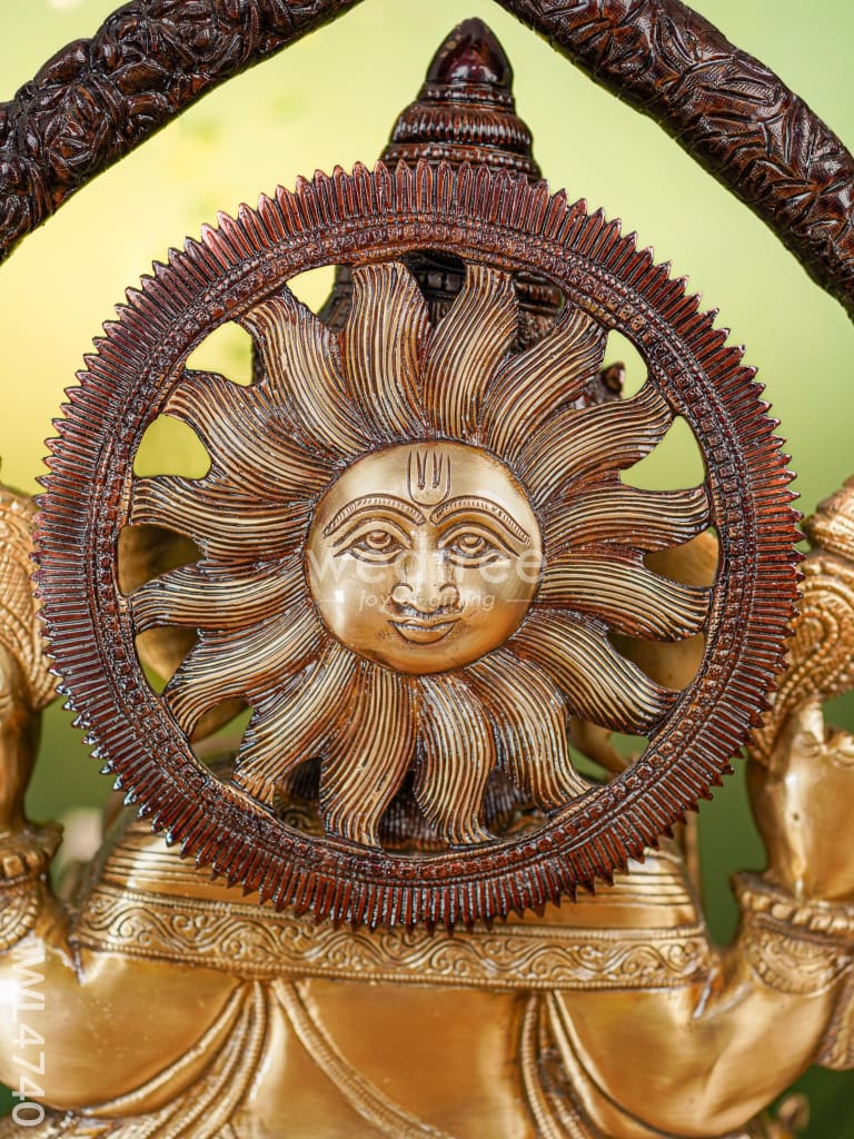 Brass Ganesha Idol - 21 inch - WL4740
