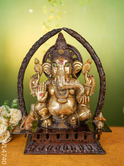 Brass Ganesha Idol - 21 inch - WL4740