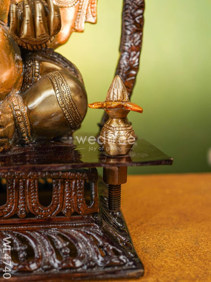 Brass Ganesha Idol - 21 inch - WL4740
