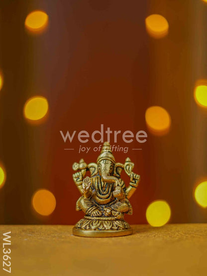 Brass Ganesha Idol - WL3627