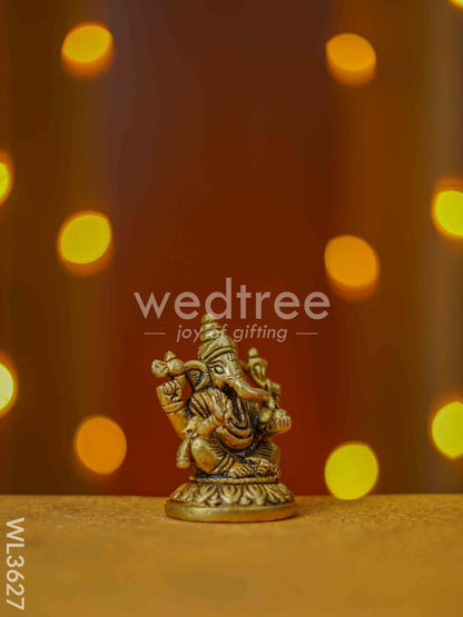 Brass Ganesha Idol - WL3627