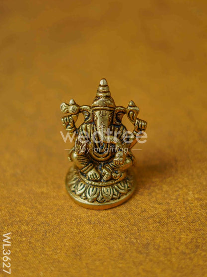 Brass Ganesha Idol - WL3627