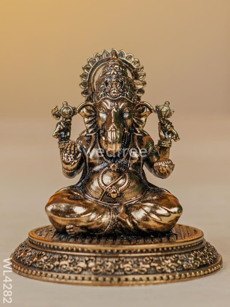 Brass Ganesha Idol - WL4282
