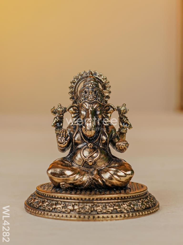 Brass Ganesha Idol - WL4282