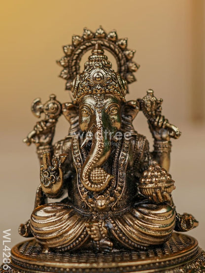 Brass Ganesha Idol - WL4286
