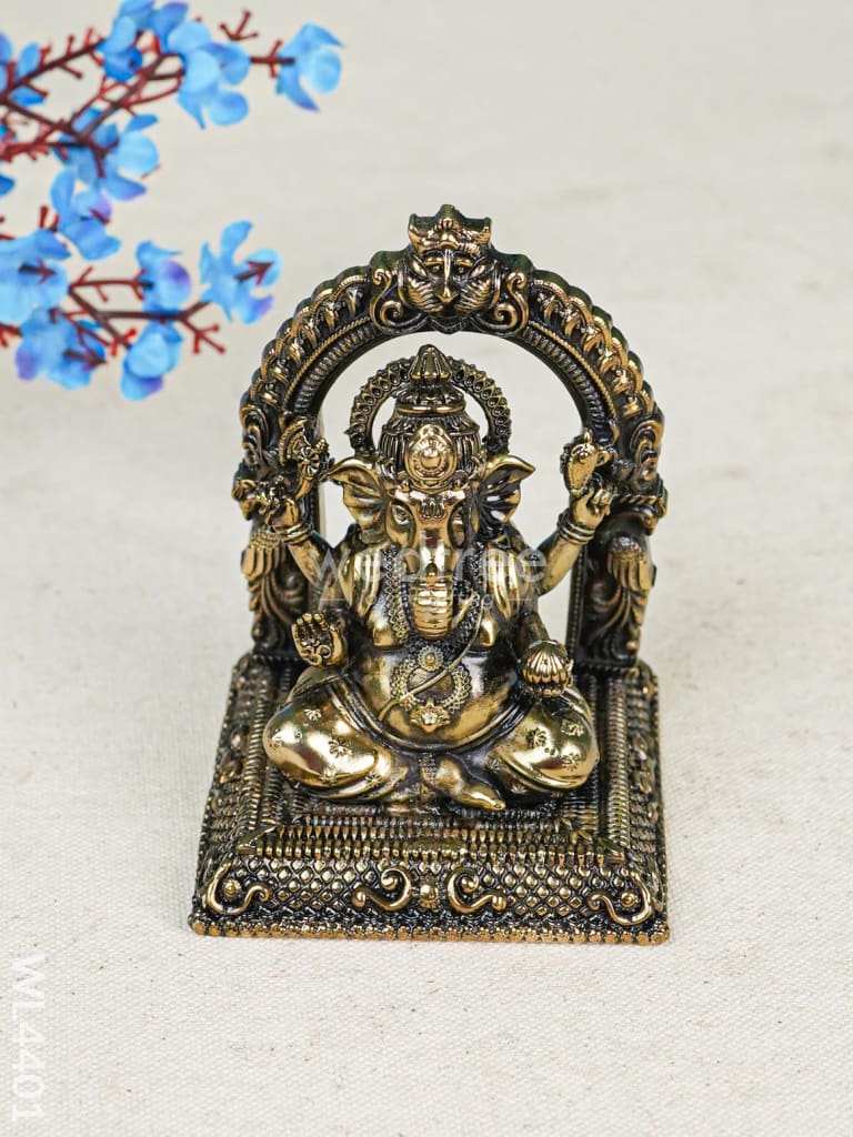 Brass Ganesha Idol - WL4401