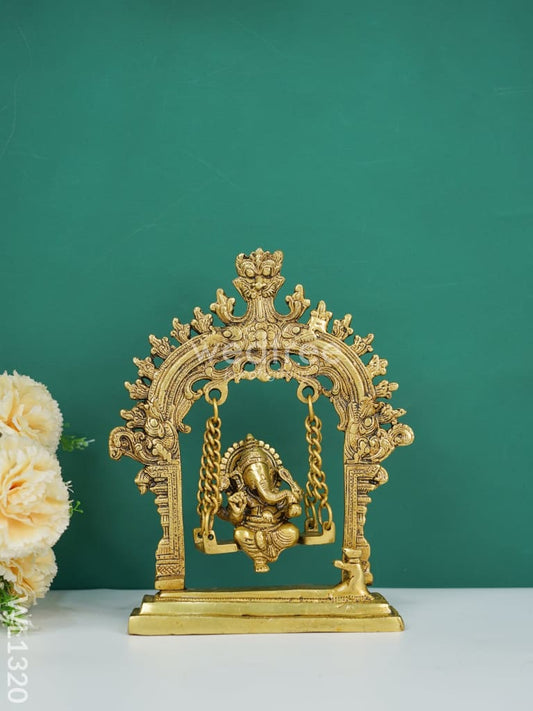 Brass Ganesha Jhoola with Kirtimukha - WL1320
