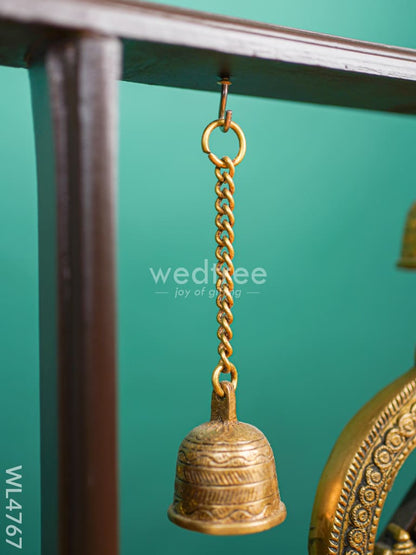 Brass Ganesha with Wooden Frame - WL4767