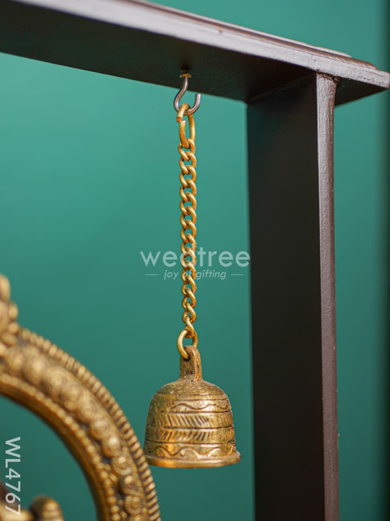 Brass Ganesha with Wooden Frame - WL4767
