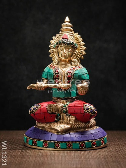 Brass Goddess Annapoorna - WL1321