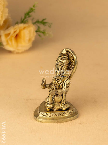 Brass Hanuman Idol - 4 inch - WL4992