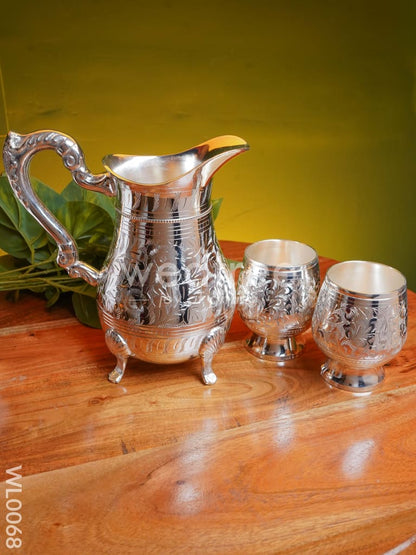 Brass Jug and Glass Set - WL0068