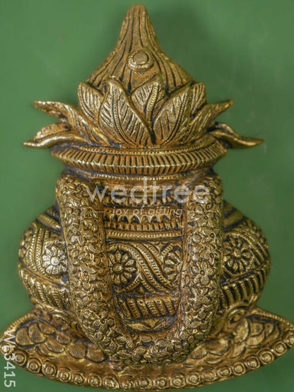 Brass Kalash Wall Hanging - WL3415