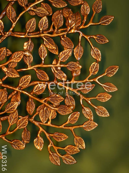 Brass Kalpavriksha Tree - Brown Antique Finish (Medium) - WL0316
