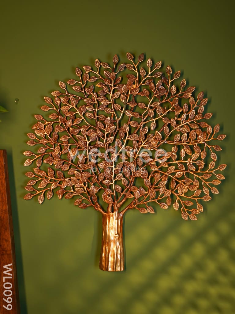 Brass Kalpavriksha Tree Large (Black Antique Finish) - WL0099