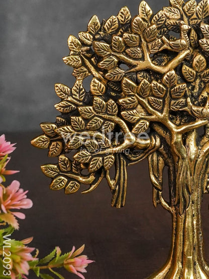 Brass Kalpavriksha Tree with Root - WL2093