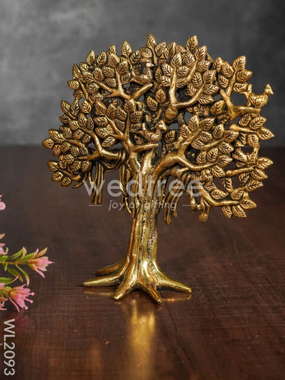 Brass Kalpavriksha Tree with Root - WL2093