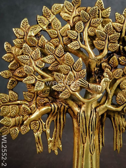 Brass Kalpavriksha Tree with Roots - WL2552