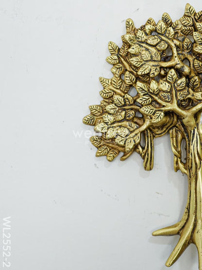 Brass Kalpavriksha Tree with Roots - WL2552