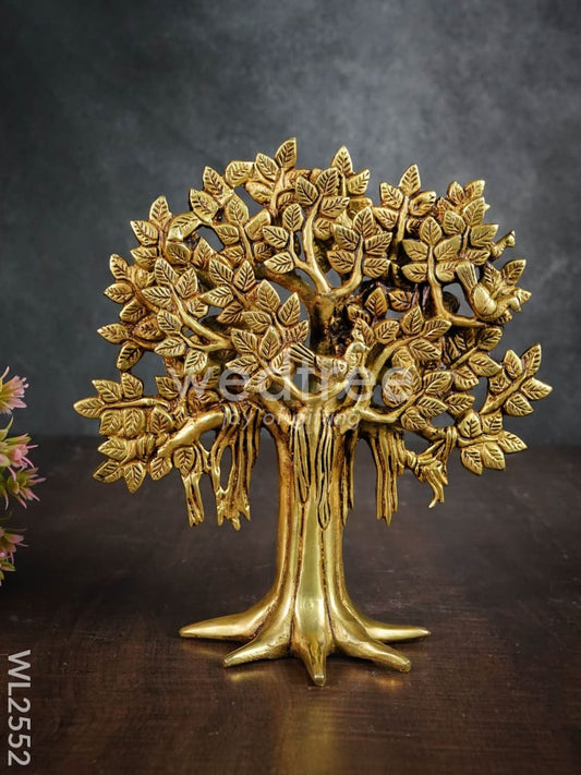 Brass Kalpavriksha Tree with Roots - WL2552