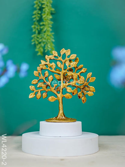 Brass Kalpavriksha Tree with Tile Work - WL4220