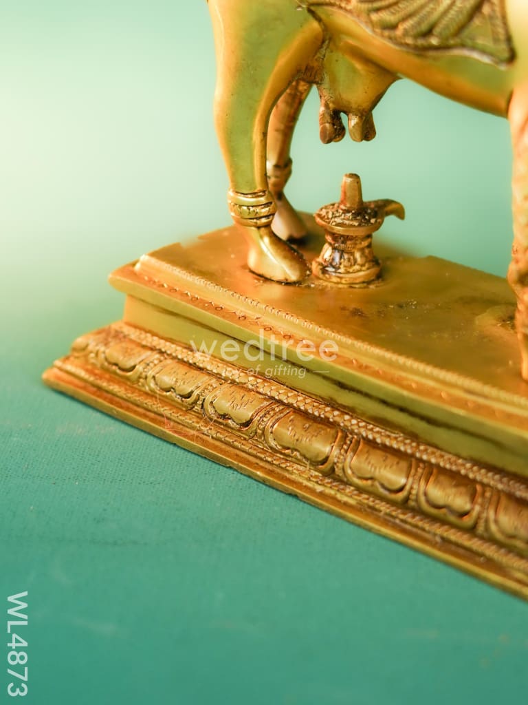 Brass Kamadhenu Idol - 9 inch - WL4873