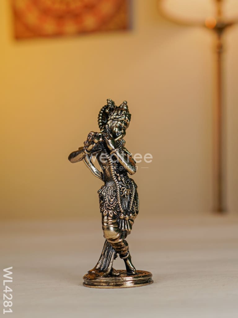 Brass Krishna Idol - WL4281