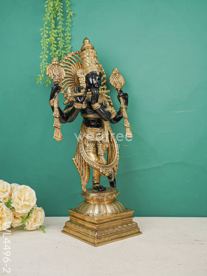 Brass Krishna with Shank Chakra - WL4496