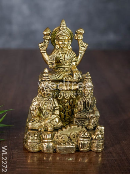 Brass Kubera Lakshmi Idol - WL2272
