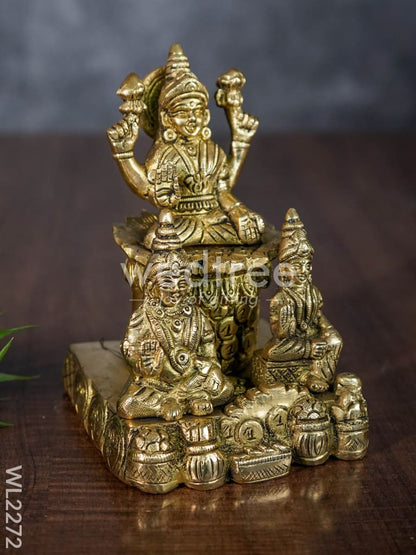 Brass Kubera Lakshmi Idol - WL2272