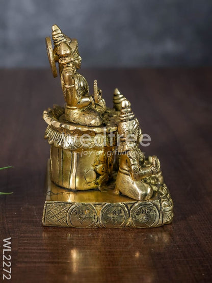 Brass Kubera Lakshmi Idol - WL2272
