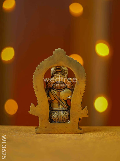 Brass Kubera with Frame - WL3625