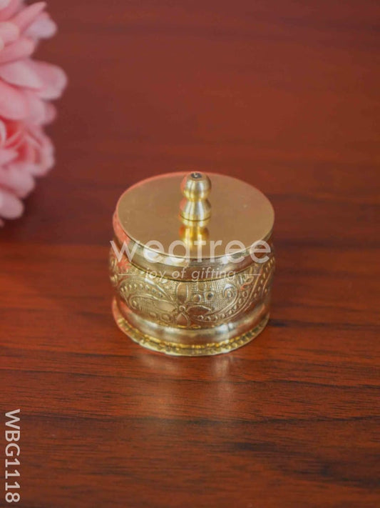 Brass Kum Kum Holder - WBG1118
