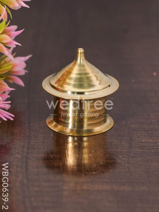 Brass Kumkum Holder - WBG0639