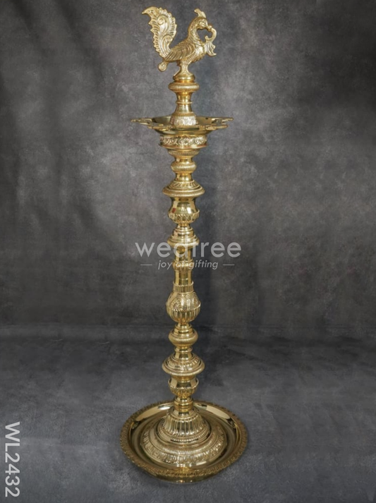 Brass Kuthu Vilakku - 53 inch - WL2432