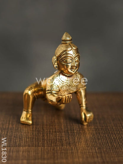 Brass Laddu Gopal - 5.5inch - WL1830