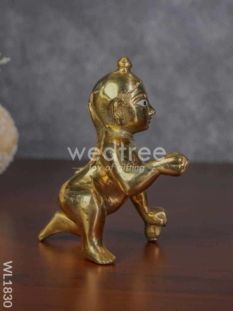 Brass Laddu Gopal - 5.5inch - WL1830