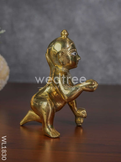 Brass Laddu Gopal - 5.5inch - WL1830