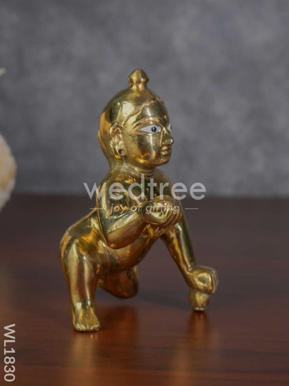 Brass Laddu Gopal - 5.5inch - WL1830