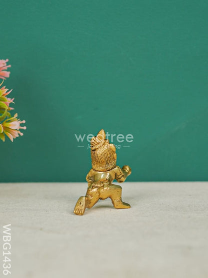 Brass Laddu Gopal Figurines - 2 inch - WBG1436