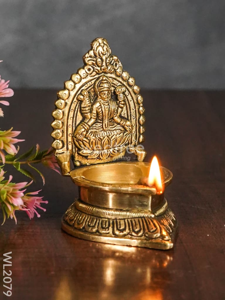 Brass Lakshmi Diya - WL2079