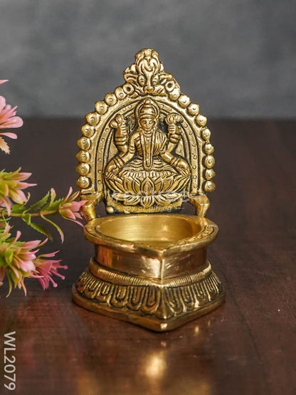Brass Lakshmi Diya - WL2079