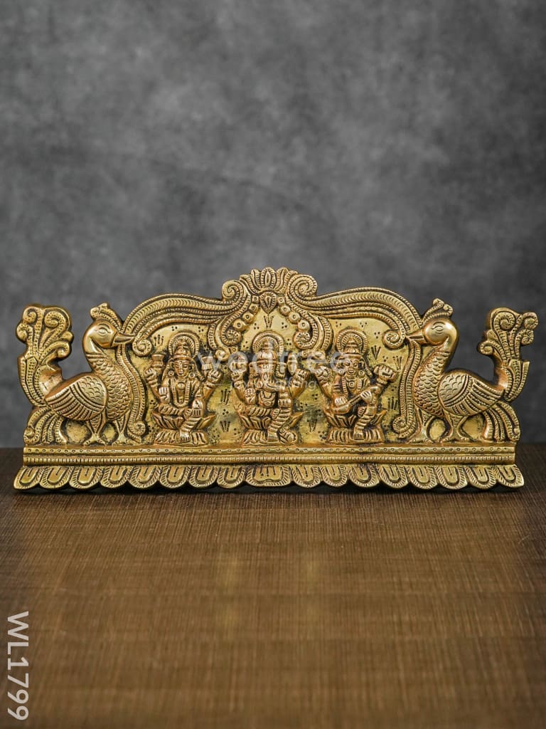 Brass Lakshmi-Ganesh-Saraswathi - WL1799