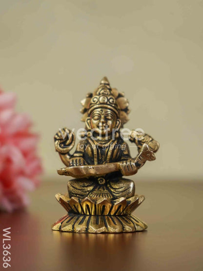 Brass Lakshmi Ganesha Saraswathi - Set of 3 - WL3636