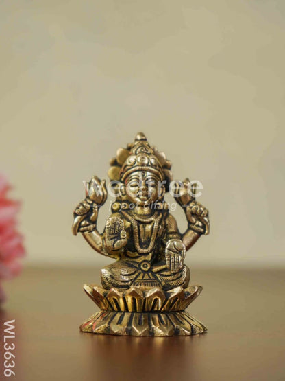 Brass Lakshmi Ganesha Saraswathi - Set of 3 - WL3636