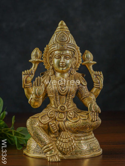 Brass Lakshmi Idol - WL3369