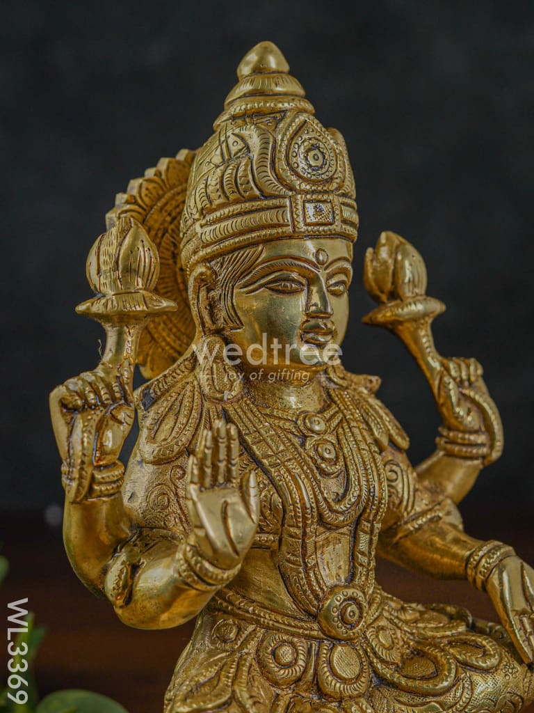 Brass Lakshmi Idol - WL3369