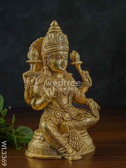 Brass Lakshmi Idol - WL3369
